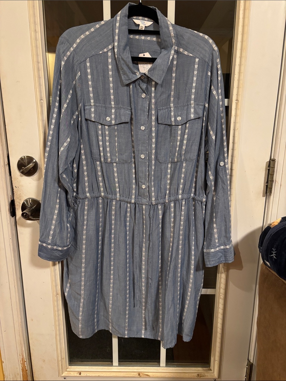 Time and Tru Denim Dress NWT Size XXXL 3X Originally Purchased from Walmart